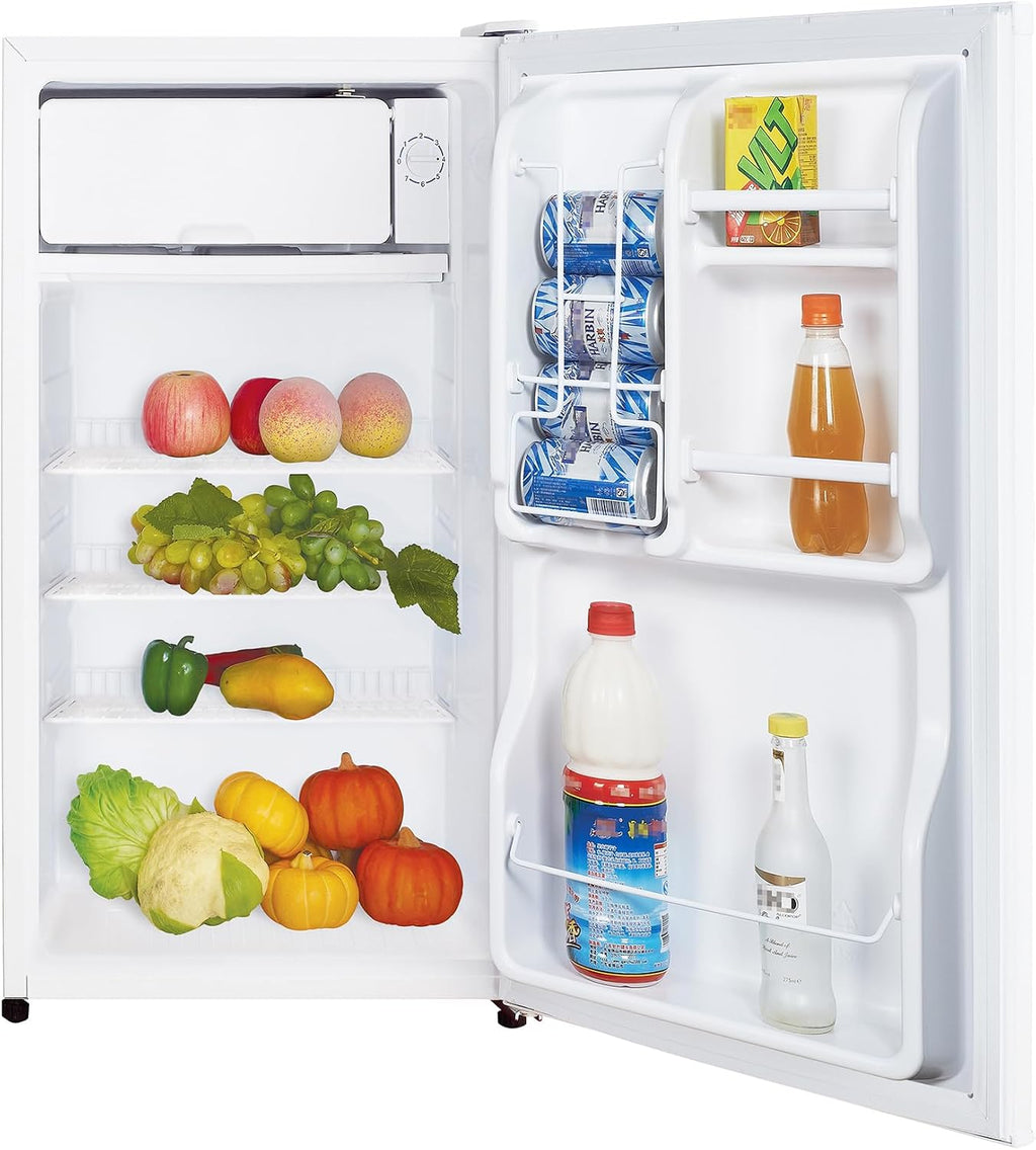 Magic Chef 3.5 cu. ft. Mini Fridge in White with Interior Freezer Section
