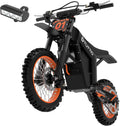 Tuttio Soleil01 Electric-Dirt-Bike for Teens Adults, 14'/12' Fat Tire Peak 3000W Electric-Motorcycle with 48V 21AH Battery Ebike 37MPH Hydraulic Brakes Mountain Off-Road EBike