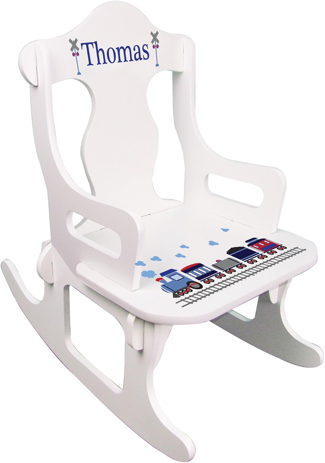 My Bambino Personalized Boys Puzzle Rocker (Trains) | Personalized Kids Gift