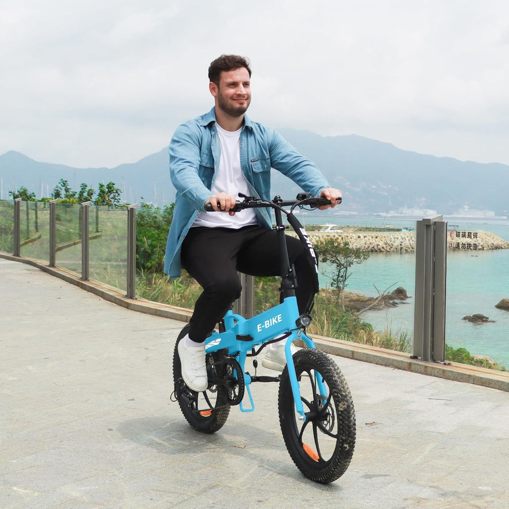 Axiniu 20' Folding Electric Bike丨850W Electric Bikes for Adults丨48V 13Ah Portable Battery丨48.5Lbs Lightweight Folding E-Bike丨60 Miles Range丨25mph Speed - Class 2 Fat TIre Ebike