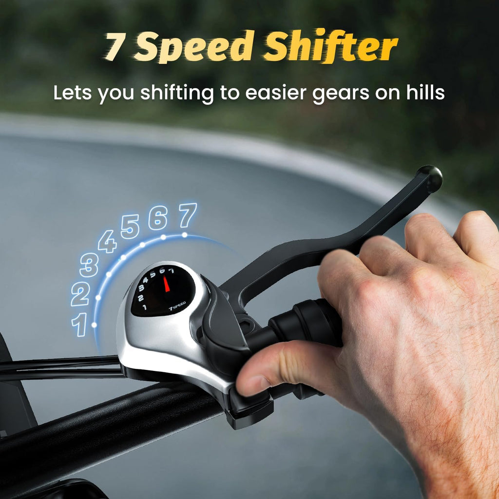 Cybervelo 750W Folding Electric Bike, 48V 20.8AH/50AH Large Removable Battery E-Bike, 80 Miles Max Range, 20' Fat Tire Electric Bike for Adults, Adult Electric Bicycles for Commute
