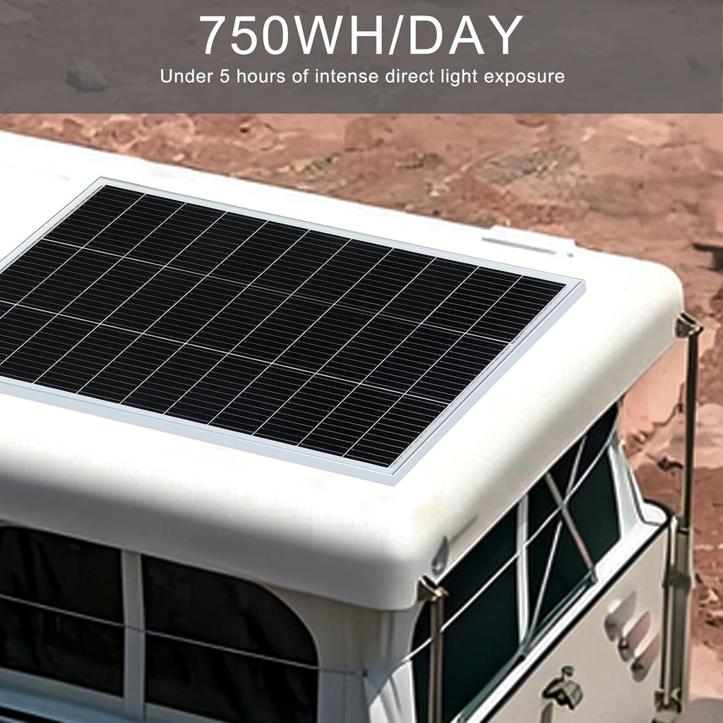 300 Watt 12Volt /24Volt Solar Panel Kit 2X150W Monocrystalline Module 30A Charge Controller for RV, Boats, Trailer, Camper,Off-Grid System (300W Solar kit)