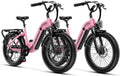 1500W Motor Electric Bike for Adults & Teenager, 48V 20AH Removable Battery Ebike, 24inch Fat Tire Electric Bicycle, Step-Thru E Bike for Commuting & Mountain, Front Suspension