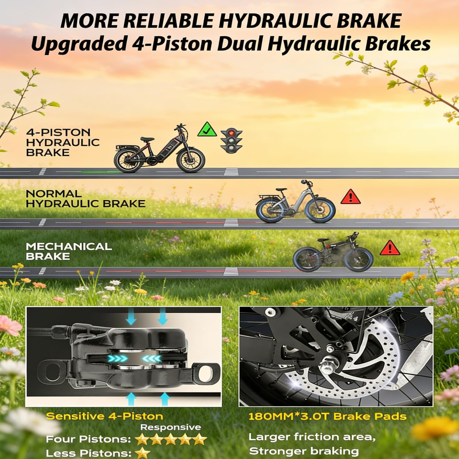 eAhora 2026 Latest Juliet Pro 2 5400W Dual Motor Electric Bike for Adults 43MPH 60V 70Ah 220+Miles Long Range Electric Bicycle 20' Fat Tire Full Suspension Mountain E-Bike All Terrain APP Control