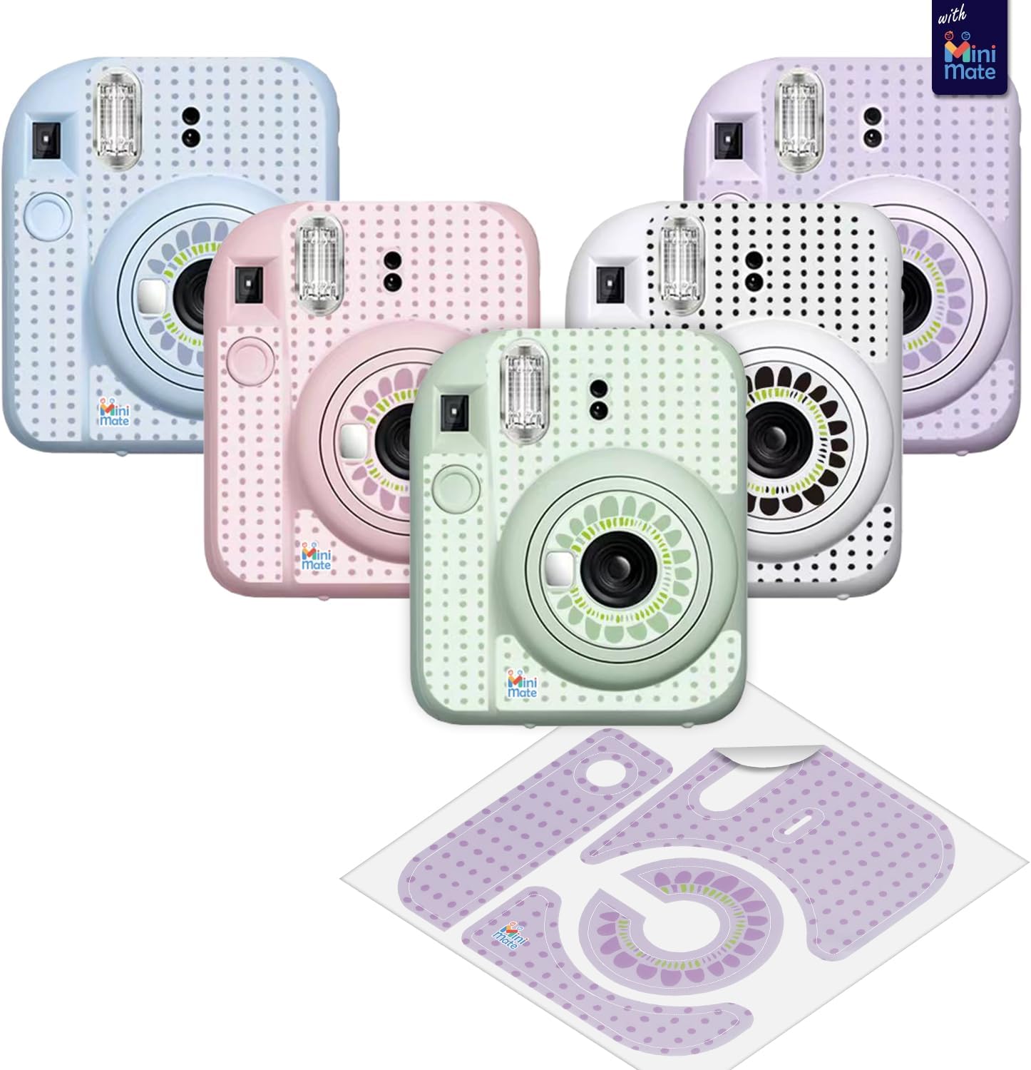 Fujifilm Instax Mini 12 Instant Camera Blossom Pink + Carrying Case + Fuji Instax Film Value Pack (40 Sheets) Accessories Bundle, Color Filters, Photo Album, Assorted Frames