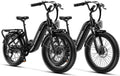 1500W Motor Electric Bike for Adults & Teenager, 48V 20AH Removable Battery Ebike, 24inch Fat Tire Electric Bicycle, Step-Thru E Bike for Commuting & Mountain, Front Suspension