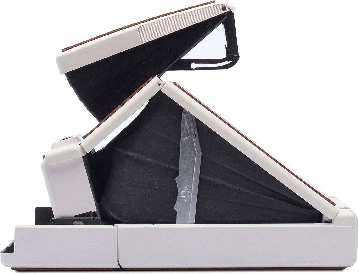 Polaroid SX-70 Land Camera Model 2 – White & Brown | Refurbished Vintage Folding SLR | Manual Focus Instant Camera | Uses SX-70 Film (Renewed)