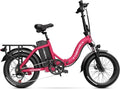 Aelith Folding Electric Bike for Adults–20'x3' Fat Tire, 48V Removable Battery, All-Terrain E-Bike with 7-Speed, Front Suspension – Powerful Foldable Ebike for Commuter