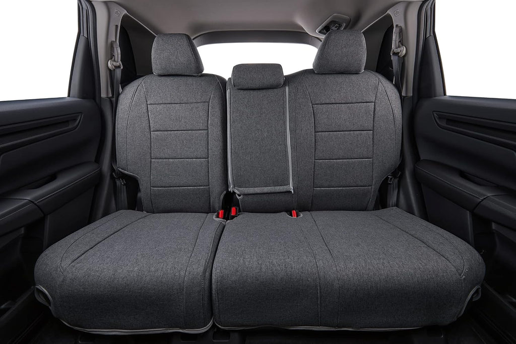 coverdream HRV Polyester Seat Covers Full Set for 2019-2022 Honda HRV Sport,EX,EXL,Touring SUV Auto Seat,Fully Covered,Breathable UV Resistant Car Seat Protector,Fit Like A Glove(Gray)
