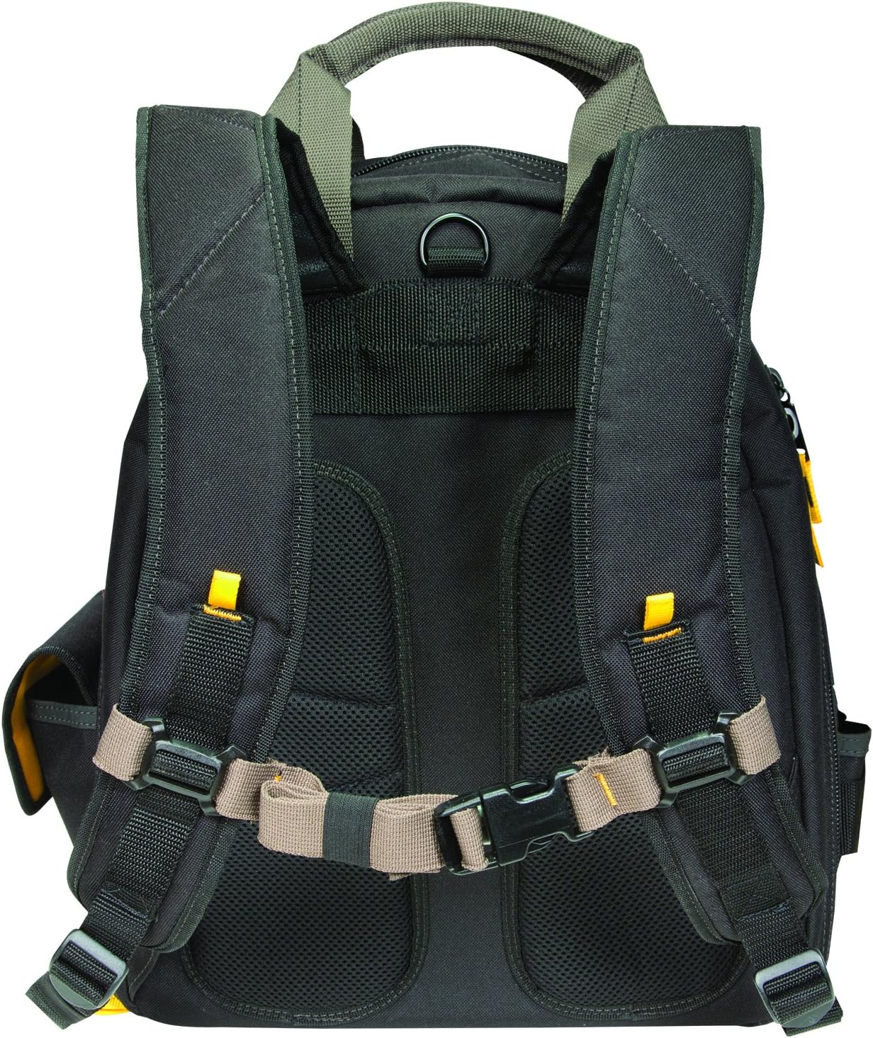 CLC Custom Leathercraft L255 Tech Gear 53 Pocket Lighted Backpack, Black