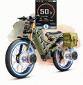 eAhora 2026 Romeo Pro 3 50MPH Electric Bike for Adults 5600W Dual Motor E Bike 60V/80Ah 250 Miles Long Range Electric Bicycle,26 * 4.0 Fat Tire Full Suspension Electric Mountain Bike Delivery Commute