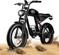 Electric Bike for Adults 48V 20AH Power 1500W Peak 35MPH Max 60 Miles Electric Motorcycle 20' Fat Tire Dirt Bike Shamano 7-Speed E-Bike for All Terrain Dirt Bike