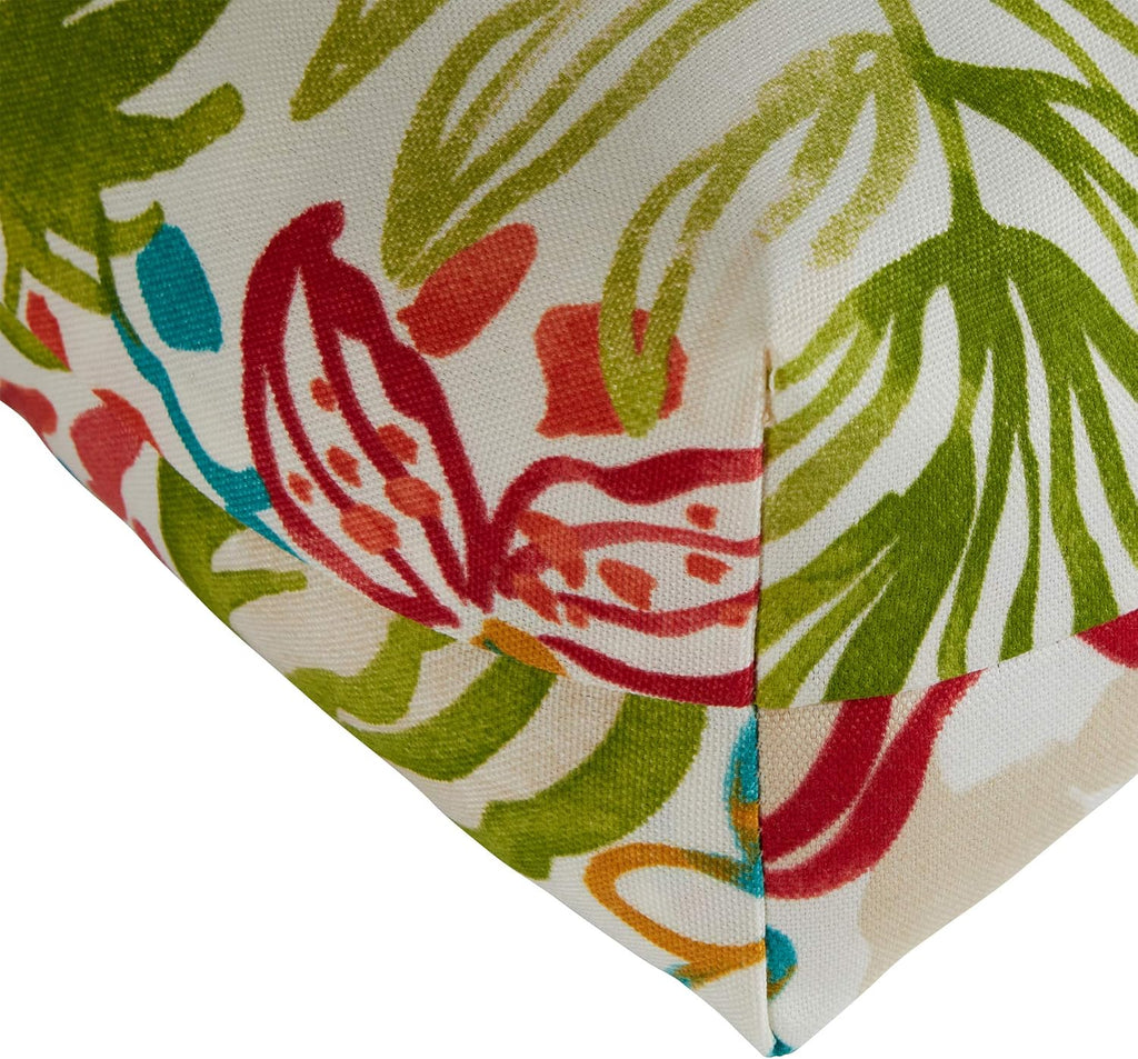 Greendale Home Fashions Outdoor 42x21-inch Seat/Back Chair Cushion (Set of 2), Garden Floral