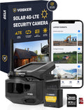 Vosker V150 Solar-Powered LTE Cellular Home Security Outdoor Camera | Motion Activated Sensor Nightvision Wireless Camera | Receive Photos on Your Mobile App (V150-US-MSD32GB)