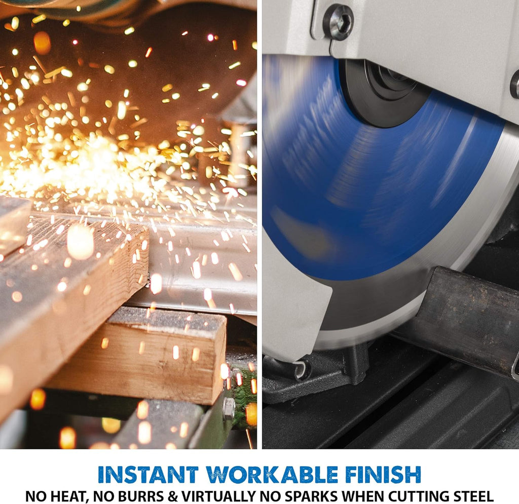 Evolution S355CPSL – Heavy Duty 14 Inch Metal Cutting Chop Saw W/ 14 Inch Carbide-Tipped Blade | Dry Cut | Miter 45° | Chop Saw For Cutting Metal – Accurate. Powerful. Reliable