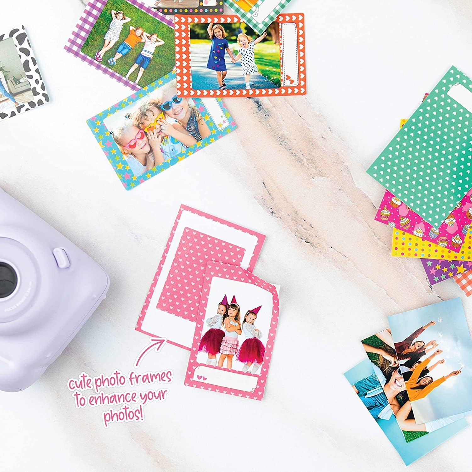 Fujifilm Instax Mini 12 Instant Camera Pastel Blue with Film Value Pack (40 Sheets) + Accessories Including Galaxy Carrying Case Strap, Photo Album, Stickers (White)