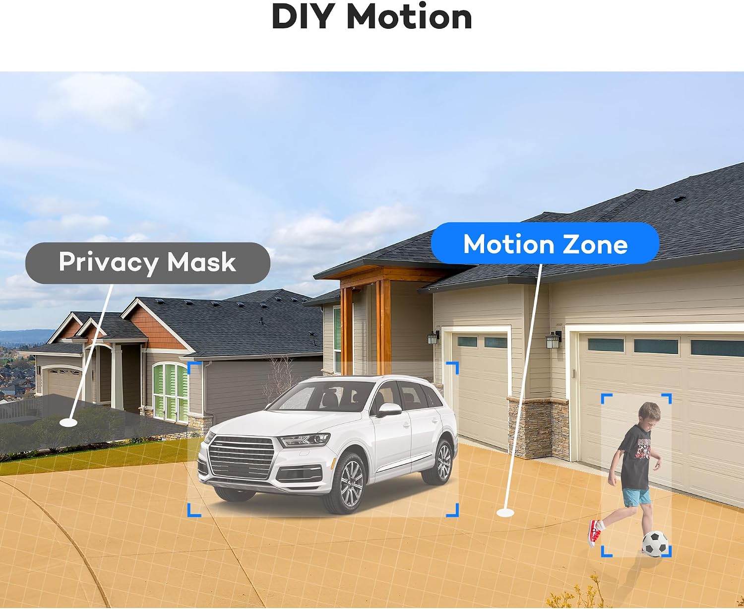 ONWOTE 4K NVR PoE Security Camera System 2 Way Audio, 8 Channel NVR 2TB, 4X 8MP Wired Outdoor IP Cameras, 125° FoV, AI Human Vehicle Detection Trigger Color Night Vision, CCTV Kit for Home Businesses