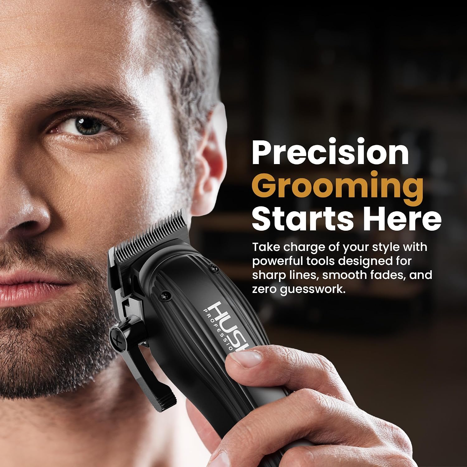 Cordless Hair Clipper for Men - Hair Buzzer Cordless Clipper Set, Barbers Tools, Men's Grooming Professional Set with LED Display