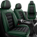 Car Seat Cover Fit for Volkswagen New Beetle 2000-2010,Compatible Airbag Non-Slip Waterproof Seat Cover,Car Seat Protector Premium Interior (Standard 2 Seats,Black Green)