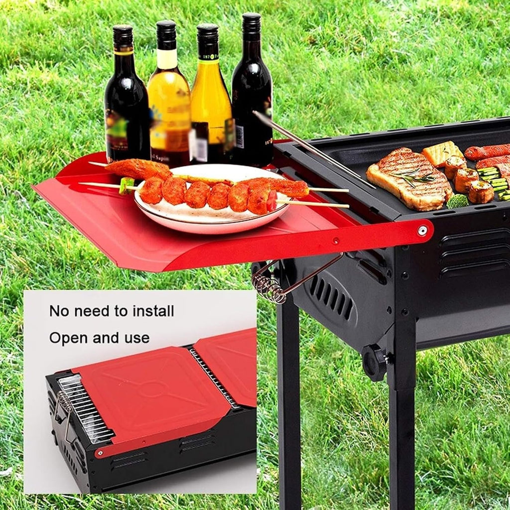 Portable Charcoal Grill Stainless Steel Charcoal Barbecue Grill Folding Portable Grill for Outdoor Picnic Backyard BBQ Grill for Outdoor