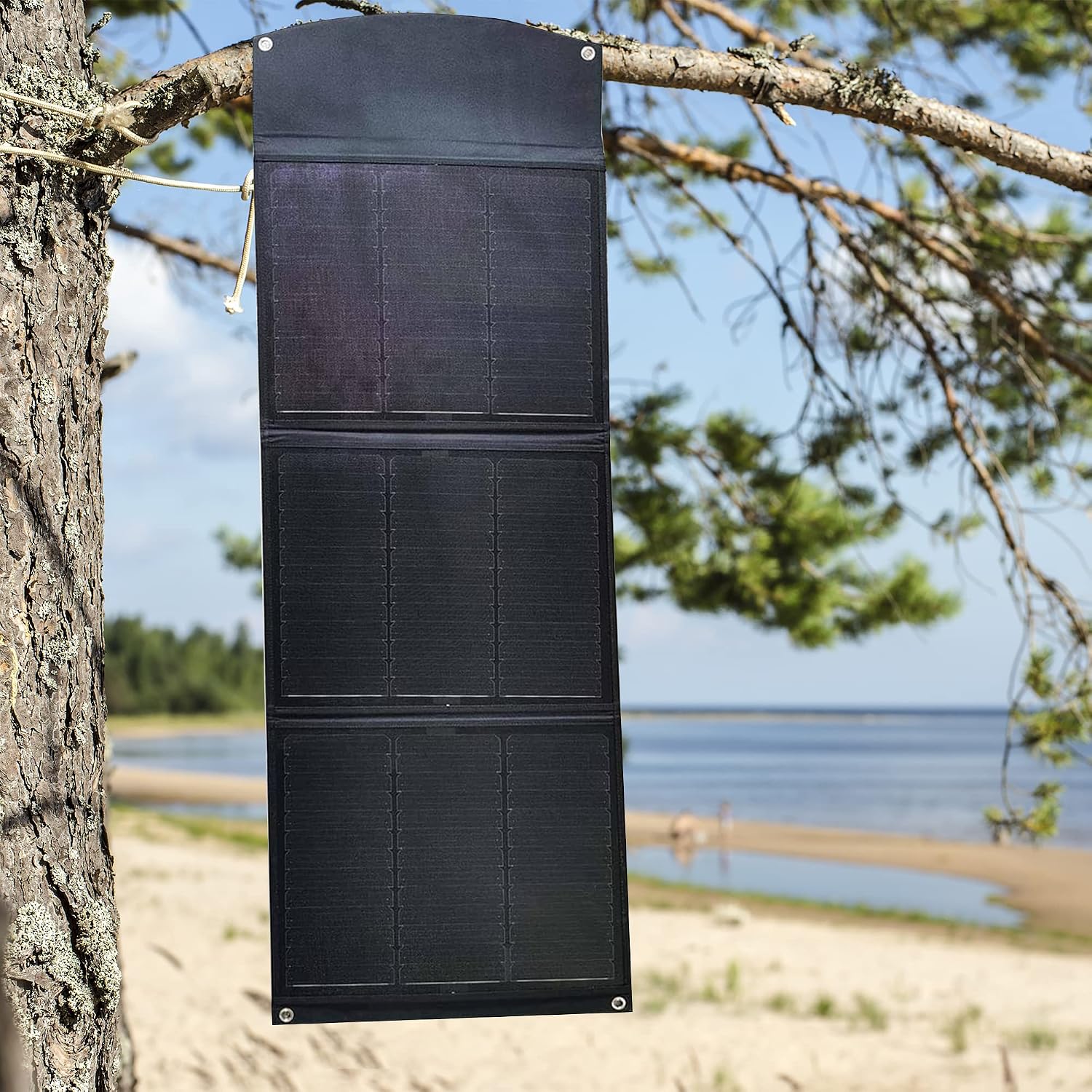 SR Portables Solar Panel with Adjustable Kickstand, MC4 Connector, Compatible with SR Portables Solar Generator Minotaur, for Camping, Hiking, Blackouts, and More (100, Watts)