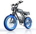 Electric Bike for Adults,48V 20AH - Peak Power 1500/3000W Brushless Motor Electric Bicycle - Max Speed 31-35MPH - Max 80 Miles Range - 20' x 4.0' Fat Tire Dirt E-Bike,7-Speed