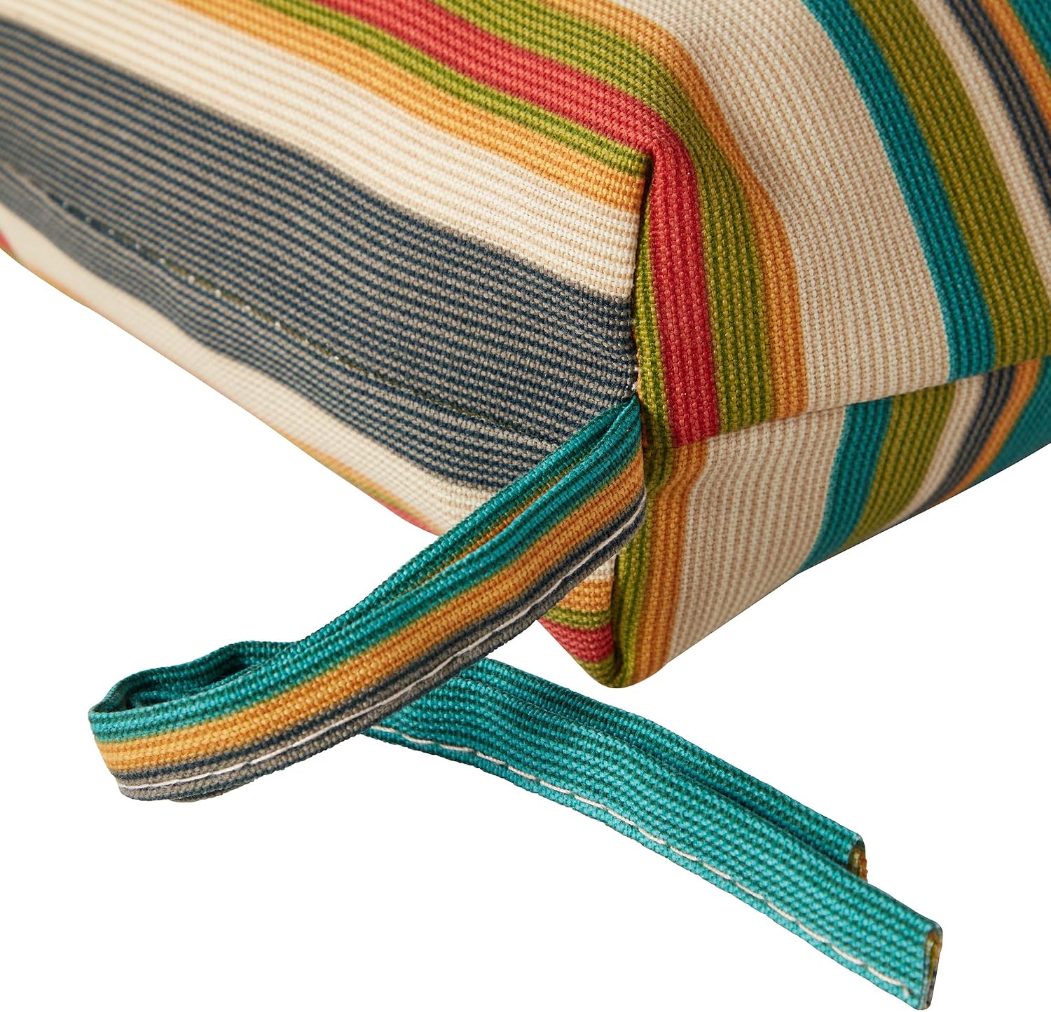 Greendale Home Fashions Outdoor 44x22-inch High Back Chair Cushions (Set of 2), Adobe Stripe
