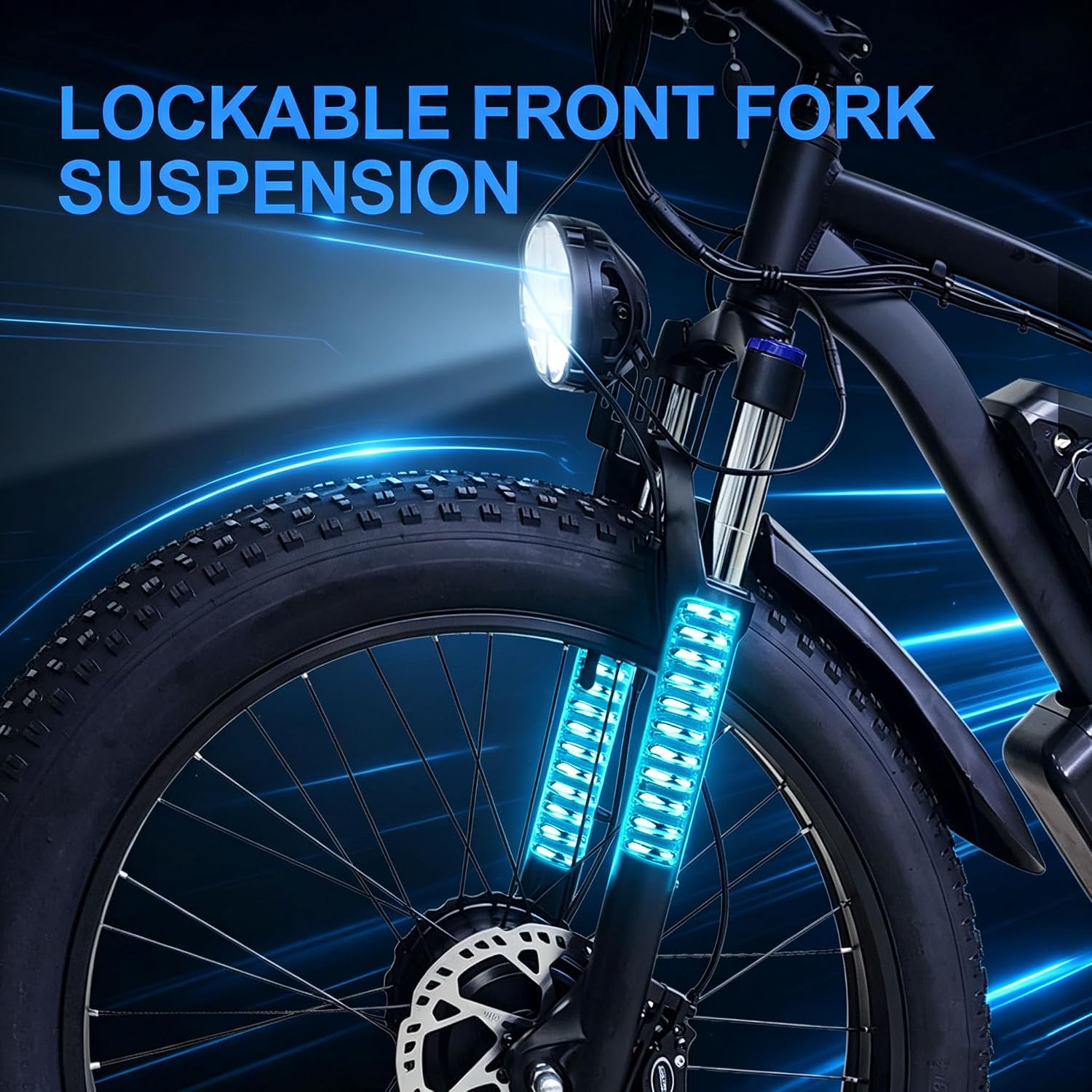 Electric Bike for Adults, 5000W Peak Dual Motor 60V/52V 25Ah/23Ah 20MPH AWD Ebike 21 Speed 26' Fat Tire MTB Hydraulic Disc Brake