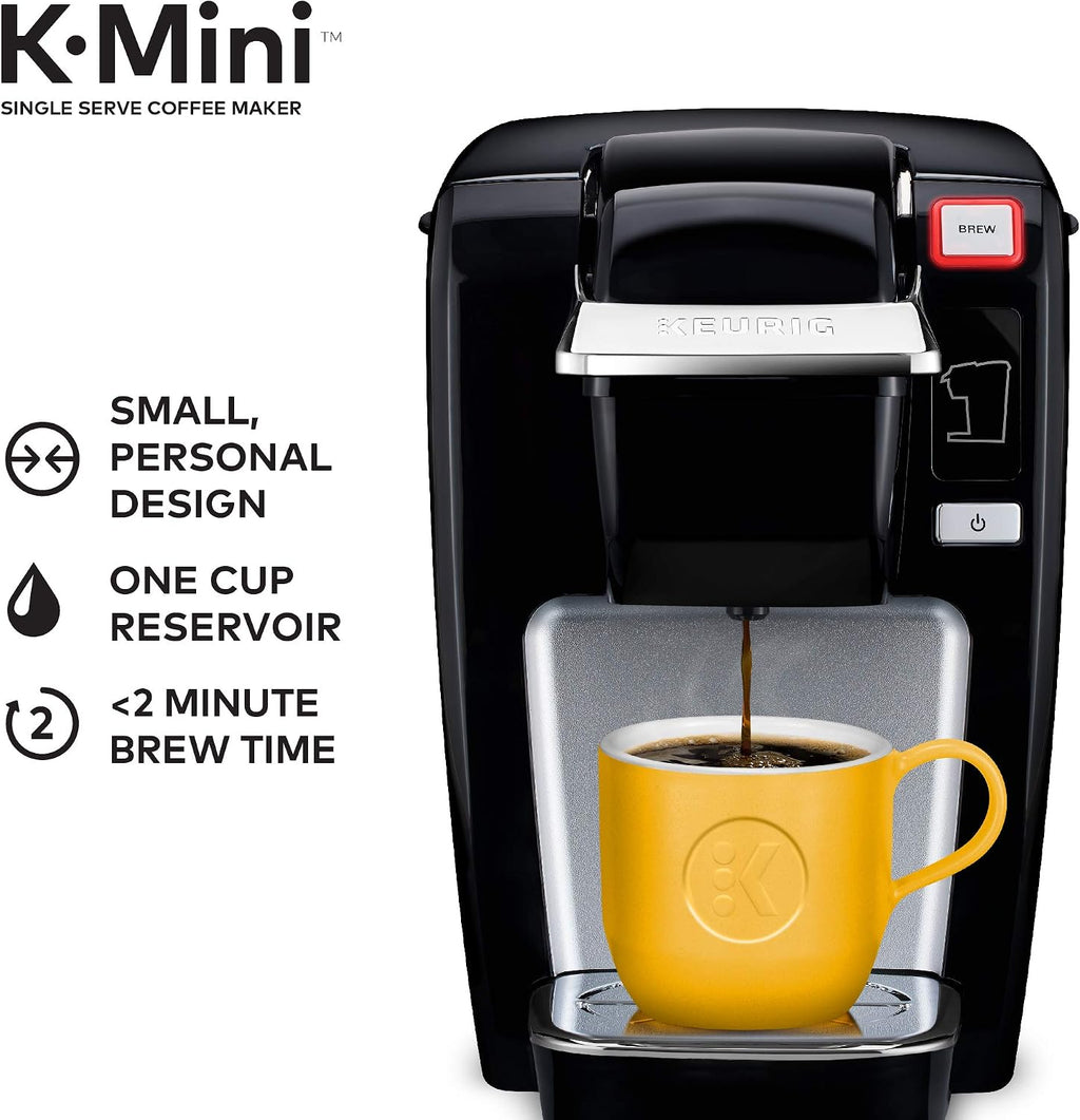 Keurig K-Mini K15 Single Serve, K-Cup Pod Coffee Maker, Black