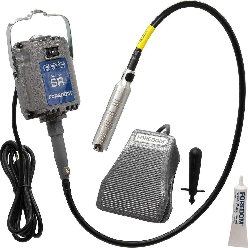 1/6 hp SR Motor, SCT Metal Foot Pedal Speed Control, H.30 Handpiece, 115v