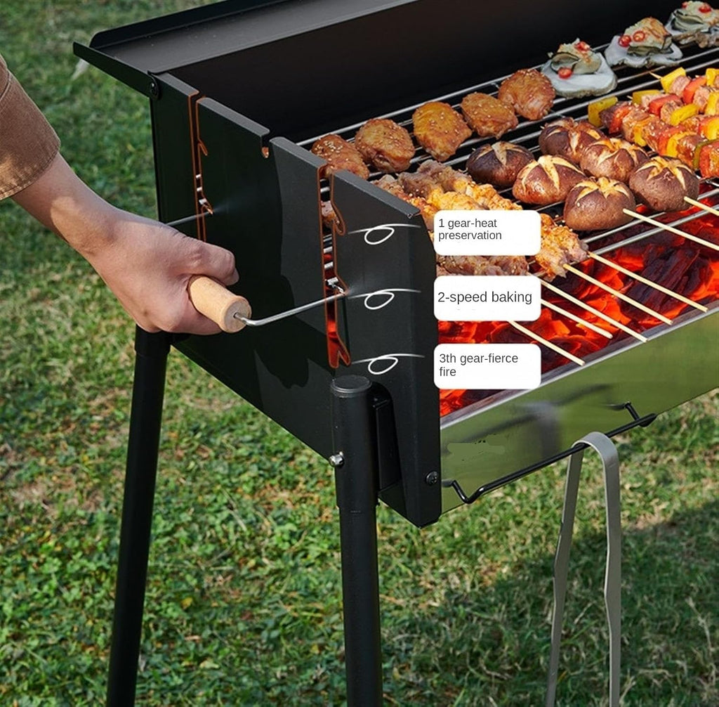 Portable Charcoal Grill Portable Charcoal Grill Outdoor Barbecue Grill Foldable Grill for Patio Garden Camping BBQ Grill for Outdoor