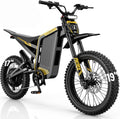 Jasion Patrol 52 Electric Dirt Bike for Adults&Teens,4000W Peak 40MPH Electric Bike with 52V 30AH 1560Wh Battery E Dirt Bike,50-Mile Range,19''/17''Off-Road Tires,Full Hydraulic Brakes&Dual Suspension