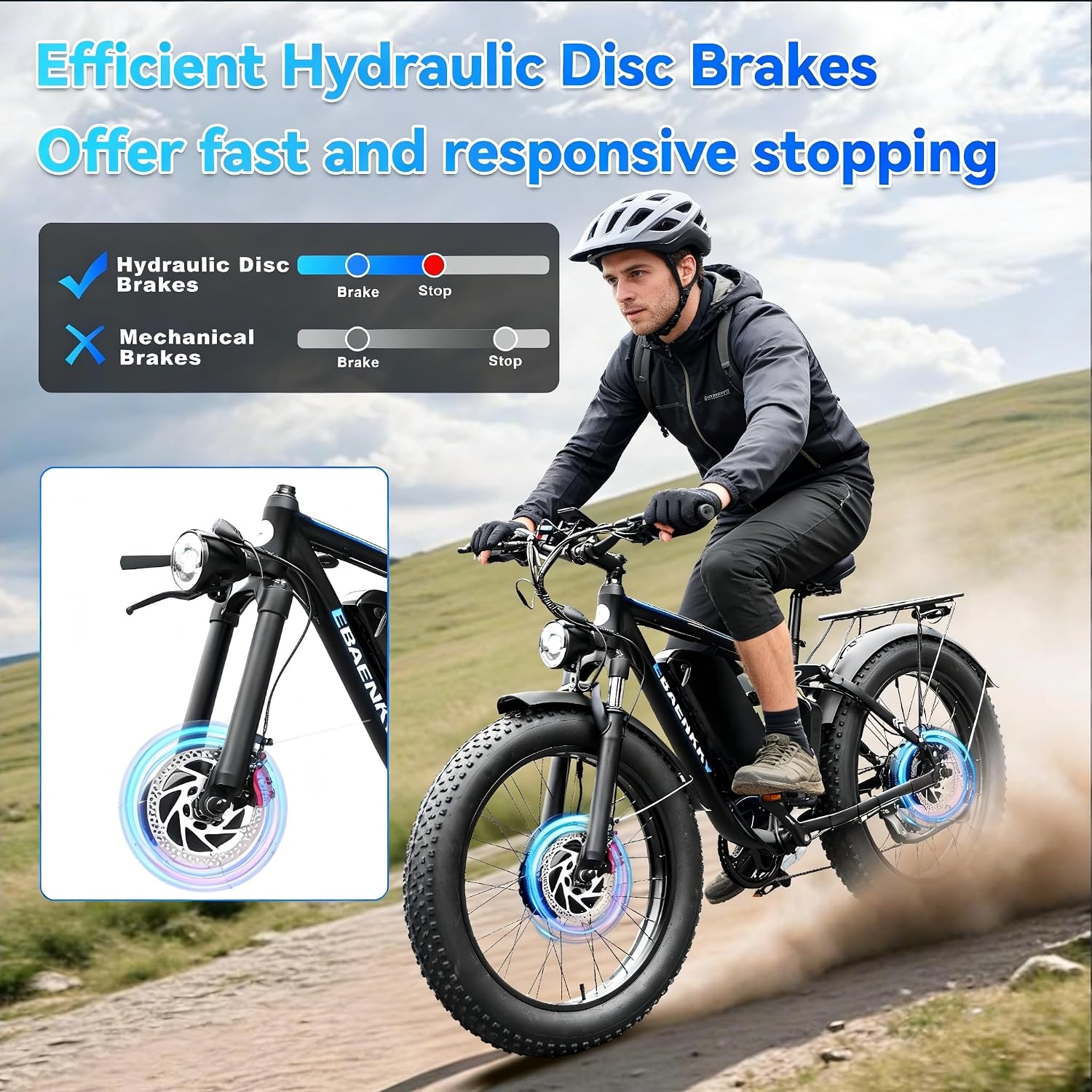 9000W Peak Dual Motor Electric Bike for Adults, 46MPH 100 Miles Long Range Ebike, 52V 34Ah Removable Battery, 7 Speed, Full Suspension 24' Fat Tire E-Bike for Mountain Off-Road Commuter Snow