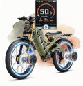 eAhora 2026 Romeo Pro 3 50MPH Electric Bike for Adults 5600W Dual Motor E Bike 60V/80Ah 250 Miles Long Range Electric Bicycle,26 * 4.0 Fat Tire Full Suspension Electric Mountain Bike Delivery Commute