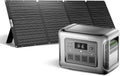 ALLPOWERS Solar Generator R1500 LITE with 200W Foldable Solar Panel,1056Wh Portable Power Station LiFePO4 (LFP) Battery,1600W AC/100W USB-C Output for Outdoor Camping,Travel,Hunting,and Power Outages