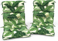 Outdoor High Back Patio Chair Cushions, Tufted Rocking Chair Cushions, Adirondack Cushions for Garden Porch Home Office Chairs Use, 44' x 22' x 4', 2 Pack, Swaying Palms Green