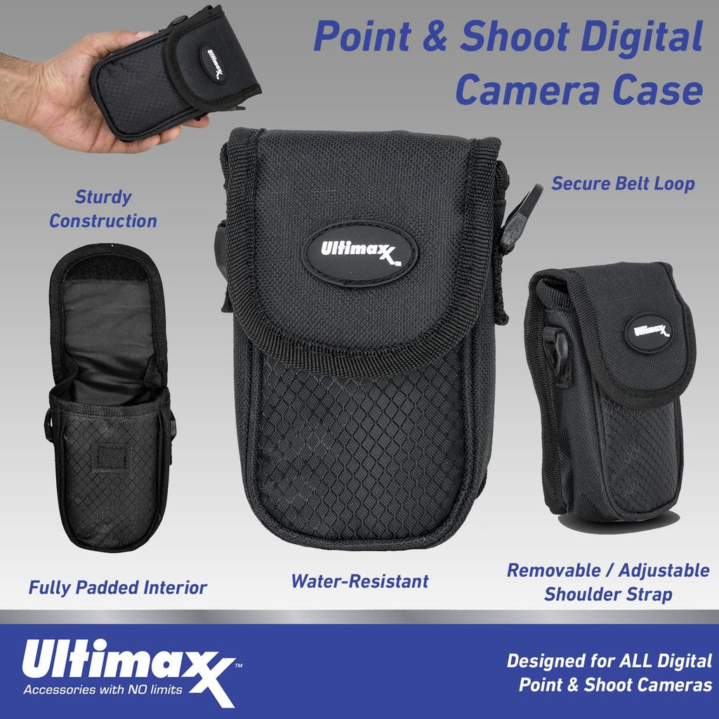 Ultimaxx Advanced FUJIFILM MINI EVO Hybrid Instant Camera Bundle (Brown): 64GB Extreme microSD Memory Card, Mini Tripod, Ultra-Bright LED Light Kit, Point-and-Shoot Case &Much More(15pc Bundle)