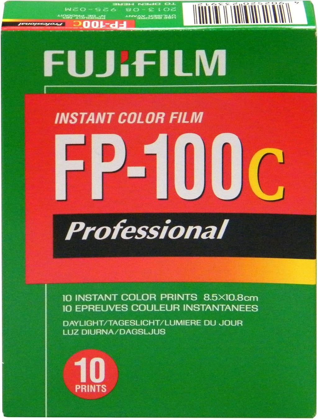 FUJIFILM FP-100C 3.25 X 4.25 Inches Professional Instant Color Film