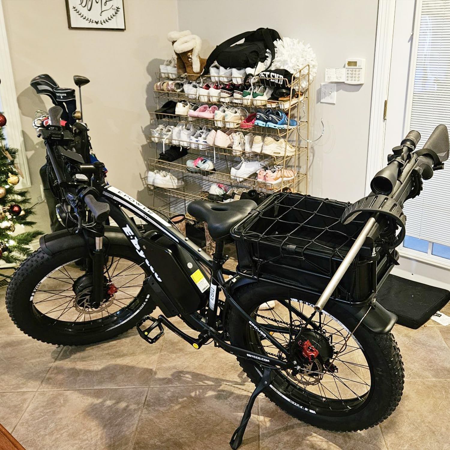 6000W Peak Dual Motor Electric Bike for Adults, 24' Fat Tire Ebikes 52V 32AH, Fast 45 MPH, 100 Miles Long Range, Hydraulic Brake, Pedal Assist Electric Bicycle for Off-Road Mountain Snow Commuter