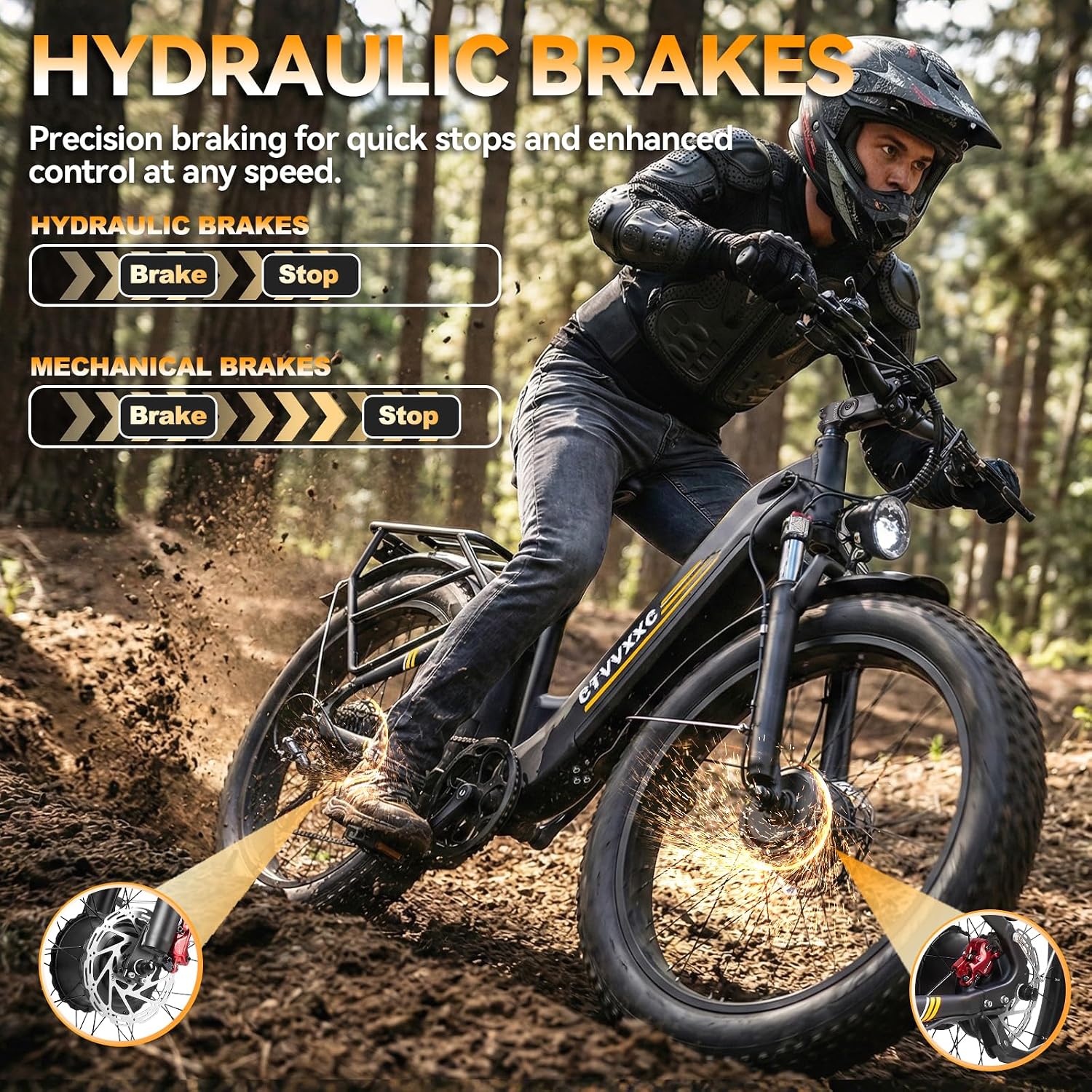 8000W Peak 45-50MPH 52V 26Ah 1352Wh Battery Dual Motor Bike for Adults, 95-105 Miles Long Range with Hydraulic Disc Brake,26'x4.0' Fat Tire Electric Mountain E Bike 7-Speed Gear Lockable Suspension