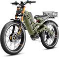 eAhora Romeo Pro 3 [2026] Peak 5600W Electric Bike for Adults 50Mph, 60V 80Ah Battery 250 Miles,Long Range Dual Motors Ebike,26'*4.0 Fat Tire Full Suspension