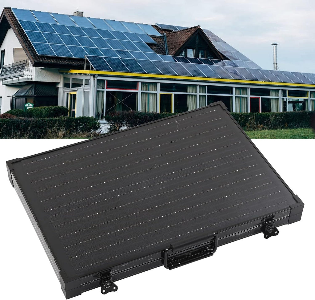 IP65 High Efficiency Foldable Solar Panel Portable Foldable Solar Generator Charger with Stand for Power Station (100W)