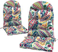 LVTXIII Outdoor Adirondack Chair Cushions, 44x19x4 Inch Non-Slip High Back Rocking Chair Cushion, Tufted Seat Cushion for Patio Furniture, Set of 2, Vigour Paisley