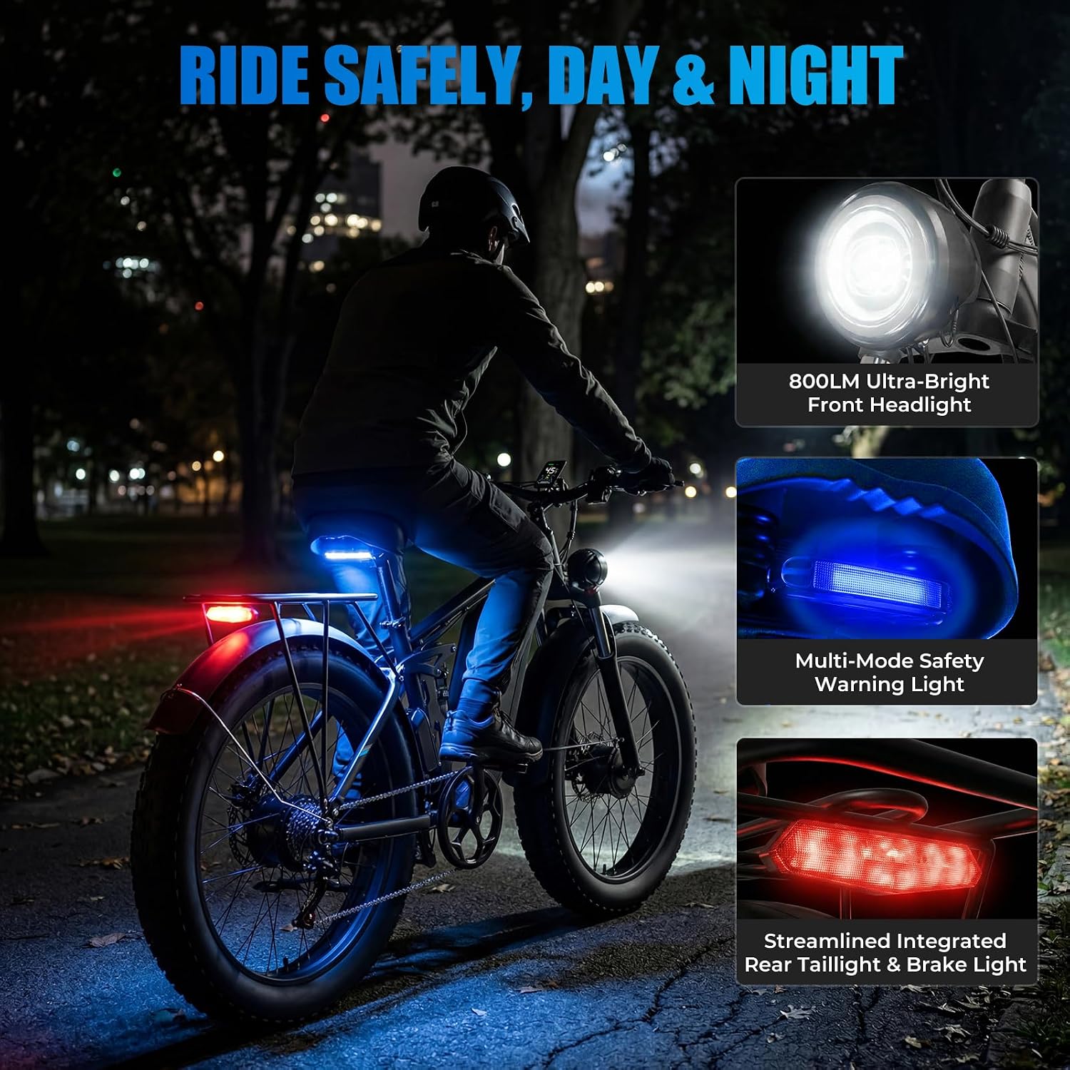 9000W Peak Dual Motor Electric Bike,52V 34Ah 1972Wh Ebike for Adults,42-47MPH Fast Ebike,Up to 105Miles 24' x4.0 Fat Tire Full Suspension Mountain Hunting E Bicycle for Sand Beach Off-Road