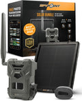 SPYPOINT Flex-M Solar Bundle - Cellular Trail Camera with Solar Panel, Best in Hunting Accessories, No WiFi Needed, GPS, Night Vision, Motion Activated, Dual-Sim LTE, IP65 Water-Resistant Game Camera