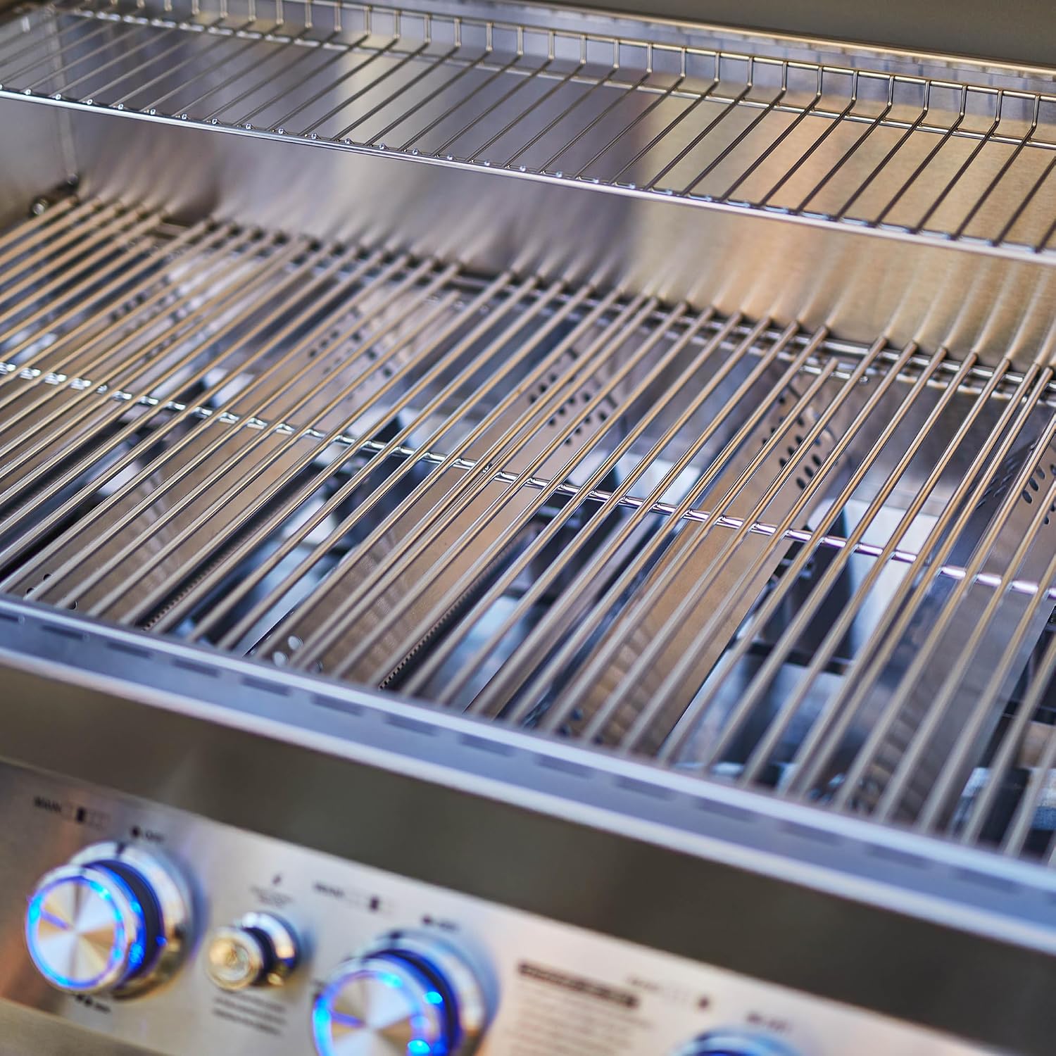 Monument Grills 77352 6-Burner Stainless Steel Cabinet Style Propane Gas Grill with Barbecue Tool Set(2 Items)