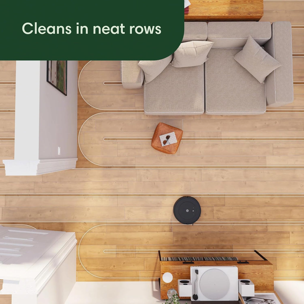 iRobot Roomba Essential Vac Robot Vacuum - Power-Lifting Suction, Quiet Cleaning, Multi-Surface, Cleans in Rows, Self-Charging, Compatible with Alexa