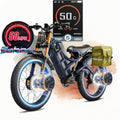 eAhora 2026 Romeo Pro 3 50MPH Electric Bike for Adults 5600W Dual Motor E Bike 60V/80Ah 250 Miles Long Range Electric Bicycle,26 * 4.0 Fat Tire Full Suspension Electric Mountain Bike Delivery Commute