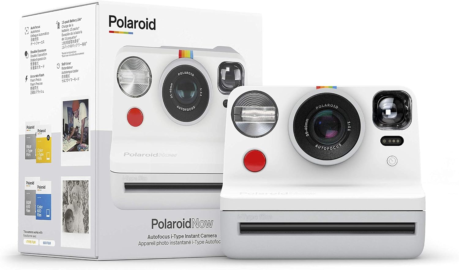 Polaroid Originals Now I-Type Instant Camera - White (9027)