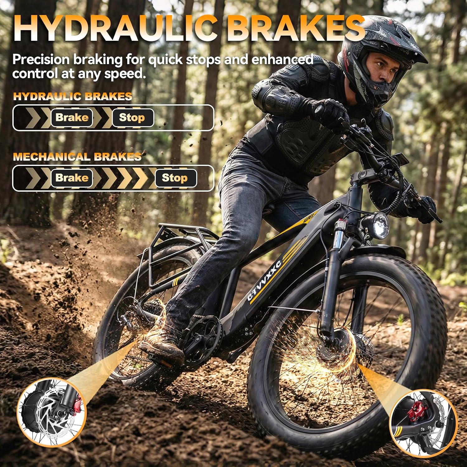 8000W Peak 45-50MPH 52V 26Ah 1352Wh Battery Dual Motor Bike for Adults, 95-105 Miles Long Range with Hydraulic Disc Brake,26'x4.0' Fat Tire Electric Mountain E Bike 7-Speed Gear Lockable Suspension